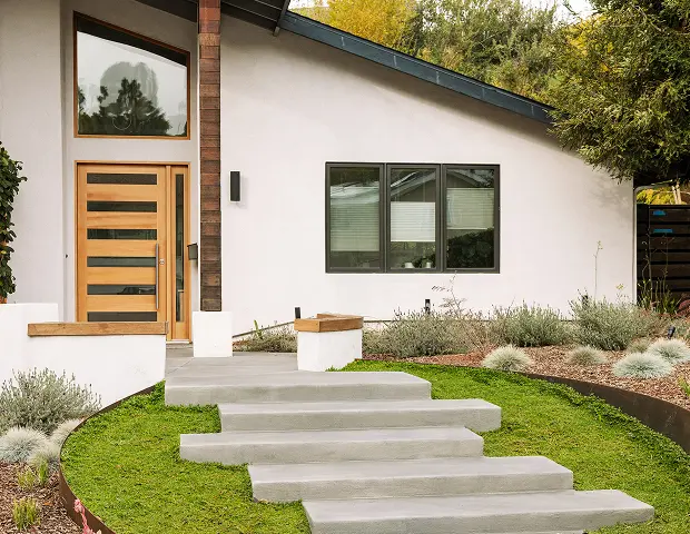 An eco-friendly yard