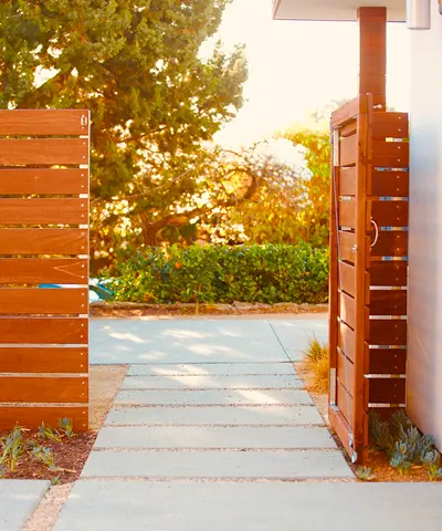 A custom built gate