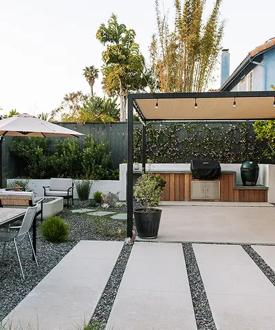 Custom outdoor kitchen