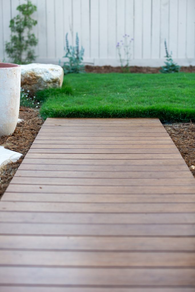 low water lawn and deck boardwalk
