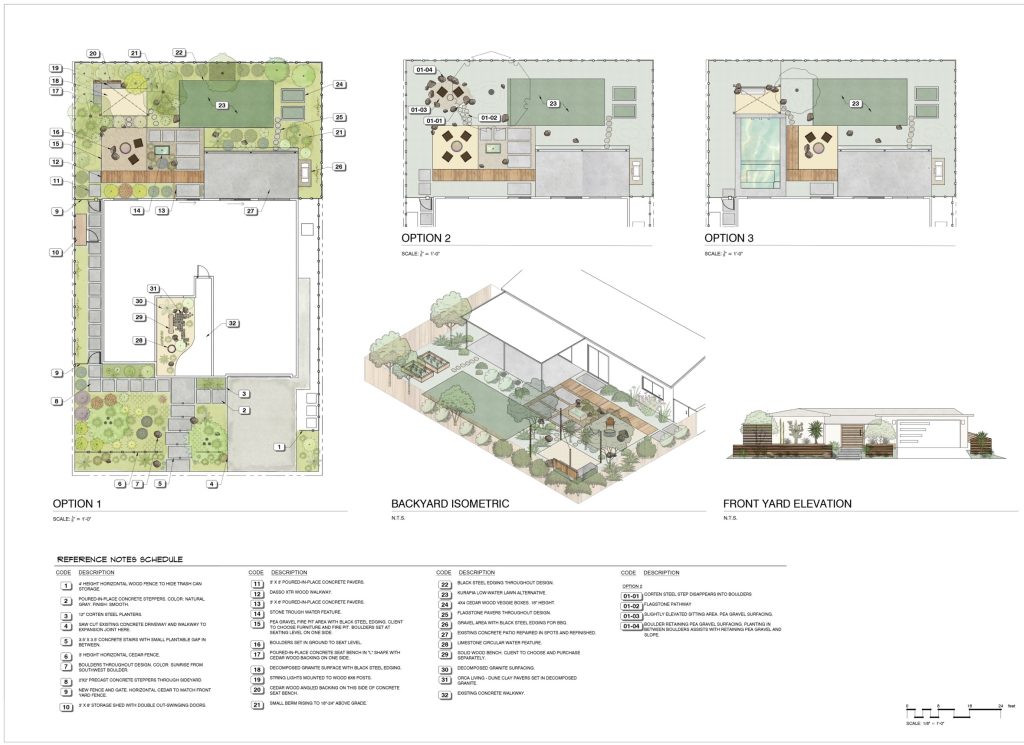 high end minimalist landscape design
