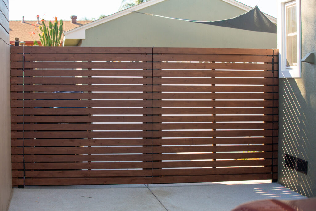 Driveway gate San Diego Landscape Design and Build