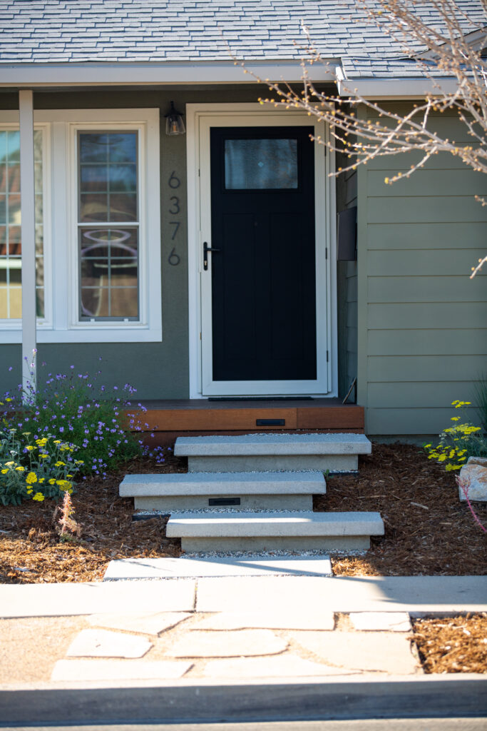 Modern Front Entry in a San Diego Landscape Design and Build