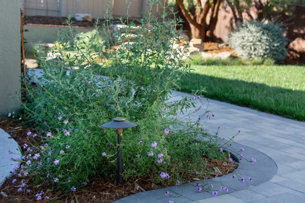 High end paver patio